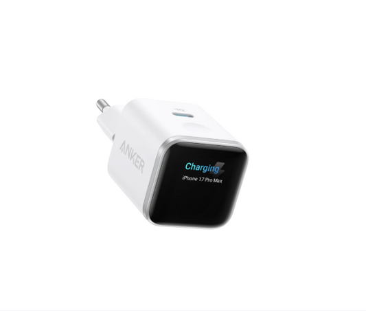 Anker Nano 45W Smart Display Charger – Aurora White