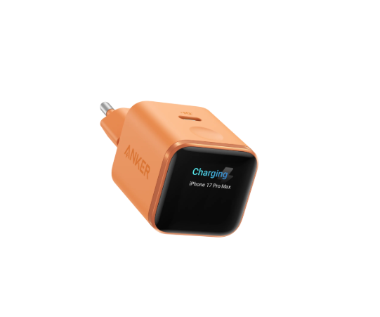 Anker Nano 45W Smart Display Charger – Orange